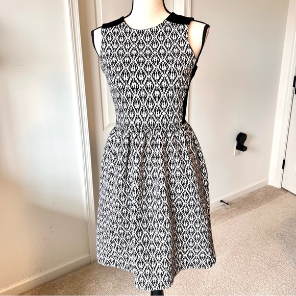 MADEWELL Ponte Diamond Jacquard Knit Sleeveless Dress—SZ. XS - Picture 3 of 15